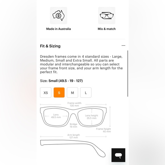 Dresden red eyeglasses frames - size small - Picture 2 of 5